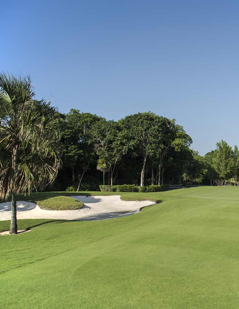 Imágenes del hoyo 3 para el campo de 9 hoyos de Golf Riviera Maya