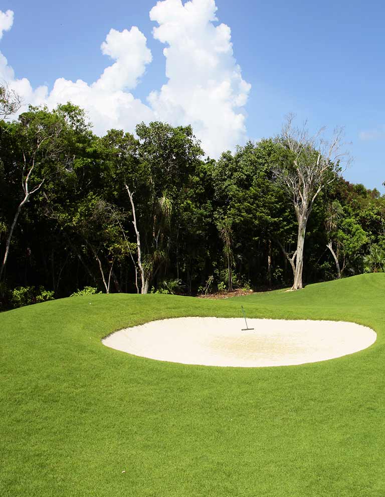 Imágenes del hoyo 6 para el campo de 9 hoyos de Golf Riviera Maya