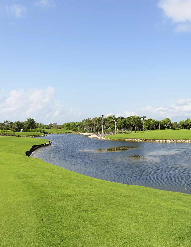 Imágenes del hoyo 7 para el campo de 9 hoyos de Golf Riviera Maya