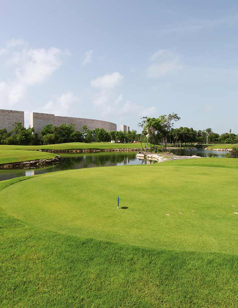 Imágenes del hoyo 8 para el campo de 9 hoyos de Golf Riviera Maya